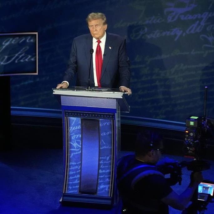 Trump repeats false claims over 2020 election loss, deflects responsibility for Jan. 6